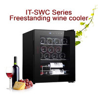 Réfrigérateur à vin électronique 58L, 15 bouteilles, Enfriador De Vino, réfrigérateur à vin indépendant, cave à vin, refroidisseur de boissons