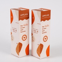 Boîte d'emballage en carton ondulé écologique avec logo personnalisé en relief pour bouteilles d'eau hautes, vente en gros en Chine, biodégradable