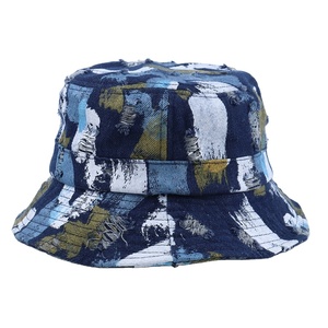 <span class=keywords><strong>Peinture</strong></span> à l'huile vérifie pierre lavé seau chapeau mode chapeau décontracté pêcheur chapeau - Product Image 1