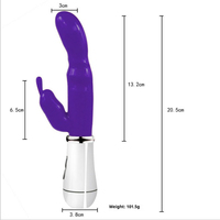 Großhandel 12-Gang Wasserdichter Vibrator Klitoris-Stimulator Vibrierender AV-Stick mit Eingebauter Batterie Sexspielzeug für Frauen