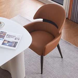 Minimalist <strong>Dining</strong> <strong>Chair</strong> for Home Use High-end Enlarged Backrest <strong>Dining</strong> Table and <strong>Chair</strong>, t Light Luxury Hotel Comfortable <strong>Chair</strong> - Product Image 4