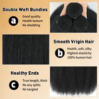 Lots de Cheveux Remy en Gros 10A 12A 15A Non Traités, Cheveux Chinois Lisses Naturels, Extensions de Tissage 8 Pouces 1B