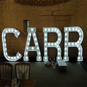 Panneau lumineux Led pour chapiteau, en forme de lettres, vente directe fabricant, grandes <span class=keywords><strong>et</strong></span> grandes lettres lumineuses - Product Image 4