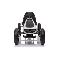 Voiture électrique pour enfants Mercedes Benz sous licence, kart à pédales pour enfants de 5 à 7 ans, alimentée par batterie, en plastique
