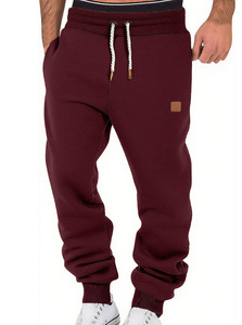<span class=keywords><strong>Pantalon</strong></span> de survêtement décontracté pour homme, coupe <span class=keywords><strong>ample</strong></span>, couleur unie, printemps-automne, pour le sport et le quotidien - Product Image 4