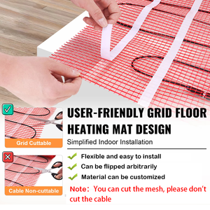 Tappetino riscaldante elettrico <span class=keywords><strong>a</strong></span> <span class=keywords><strong>pavimento</strong></span> facile installazione sistema di <span class=keywords><strong>riscaldamento</strong></span> del <span class=keywords><strong>pavimento</strong></span> per piastrelle laminato <span class=keywords><strong>e</strong></span> moquette - Product Image 6