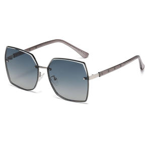 Lunettes de soleil Hermes, monture en métal, lentille TAC, protection UV400, lunettes de soleil pour femmes, type 3, couleur noire, KS-3843 - Product Image 2