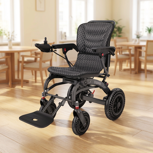 Fauteuil roulant électrique à commande joystick facile, batterie amovible 24V pour personnes âgées en maison de retraite, déplacement quotidien, salle à manger, socialisation, CE - Product Image 1