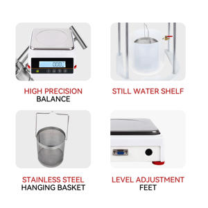 PUNX 비중 및 물 전자 실험실 균형을 측정하는 데 사용되는 디지털 정수압 저울 스케일 - Product Image 3