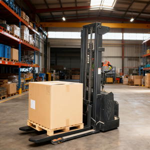 빠른 배송 Aomai 전기 지게차 팔레트 스태커 리프터 1500kg 2000kg 납산/리튬 이온 배터리 고체 타이어 - Product Image 4