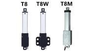 Actionneur linéaire à course de 75 mm, mini micro électrique étanche avec supports de montage