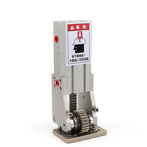 กระบอกลมแบบหมุน DDE Dade Pneumatics รุ่น HC อลูมิเนียมเกียร์นิวแมติก ชุดประกอบแบบเอียง 90 องศา - Product Image 2