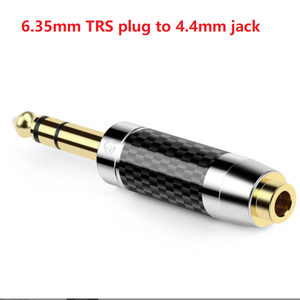 อะแดปเตอร์แปลงเสียงแบบใหม่ หัวเสียบ TRRS 6.35 มม. เป็นแจ็ค <span class=keywords><strong>TRRRS</strong></span> 4.4 มม.  6.35 มม. เป็น 2.5 มม. และ 6.35 มม. เป็น 3.5 มม. - Product Image 2