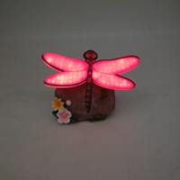 Lampe en forme d'animal, libellule lumineuse dynamique, lampe de jardin imperméable pour l'extérieur, décoration festive, sculpture lumineuse pour la scène nocturne