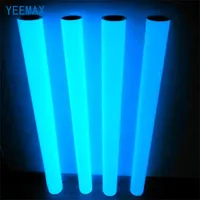 Pegatinas Fotoluminiscentes Autoadhesivas Imprimibles con Eco-Solvente/UV, Reflectantes en la Oscuridad (PVC/PET), Duración de 2-12h para Tráfico