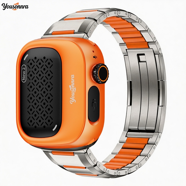 Yousonnra Rugged Wearable Speaker IP69K Waterproof Heat Resistant Multi Pairing Selfie Remote 5W Loudspeaker 760mAh Battery