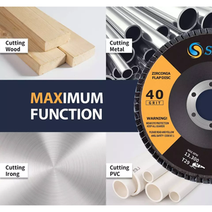 T29 20pc 4-1/2'' Zirconia Flap Disc <b>80</b> <b>Grit</b> 4.5'' X7/8'' Grinder <b>Sanding</b> Grinding Wheels Local Stock in US - Product Image 3