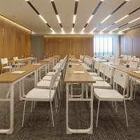 Tables et chaises pliantes pour établissements d'enseignement HYZ-210X, bureaux de tutorat pour étudiants, tables de conférence modulaires modernes