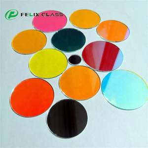 Gobo en verre trempé industriel FELIX avec couleurs pleines pour projecteurs LED - Taille personnalisable - Product Image 1
