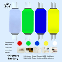 Unité de rétroéclairage LED haute puissance JXDC 2V-12V avec plaque guide-lumière couleur personnalisée pour rétroéclairage LCD d'appareils électroniques