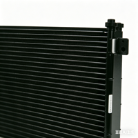 Condensateur de climatisation automobile en aluminium FLA115 pour Accord 1998-2002 Berline Coupé 2.3L/3.0L Référence OE 80100-S84-A00/80100S84A00 Testé à 100 % contre les fuites
