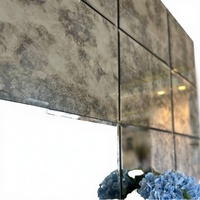 Panneaux de miroir décoratifs givrés sur mesure 3-12 mm, étanches, style antique, de luxe haut de gamme pour chambre, salle à manger et cuisine – Prix usine