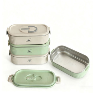 304 Thép Không Gỉ Phích Bento 800Ml Ăn Trưa Hộp Rò Rỉ Bằng Chứng Cách Điện Hộp Thực Phẩm Cho Trẻ Em - Product Image 2