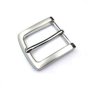 공장 맞춤형 도금 색상 35mm 아연 합금 고급 가죽 벨트 하드웨어 뒤집을 수있는 핀 벨트 버클 - Product Image 5
