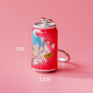<span class=keywords><strong>Porte</strong></span>-clés de figurine de simulation créative avec pendentif dessin animé Mini <span class=keywords><strong>Goku</strong></span> Vegeta - Product Image 5
