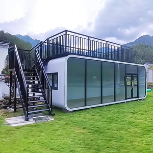 Container Smart Eco-Friendly in Alluminio da 40FT, Apple Cabin House dal Design Moderno <span class=keywords><strong>con</strong></span> 1 Anno di Garanzia per Viaggi all'Aperto - Product Image 6