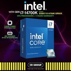 โปรเซสเซอร์เกมมิ่งเดสก์ท็อป Intel Core I9-14900K/ I7-14900KS/ I5-14600K รุ่นใหม่ 24-Core LGA <span class=keywords><strong>1700</strong></span> ชิปเซ็ตเซิร์ฟเวอร์ CPU ปลดล็อค - Product Image 6