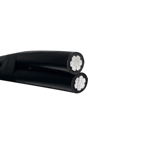 Nom de code Bloodhound 1/0-7 AWG conducteur en aluminium duplex câble aérien ABC XLPE isolation 0.6/1KV ACSR - Product Image 2