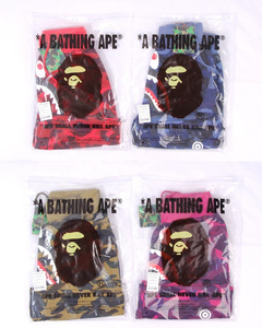 Pantalones Cortos Deportivos Casuales Unisex Bapees de Alta Calidad con Estampado de Cabeza de Tiburón, de Doble Cara, con Estampado Animal, de Algodón 1:1 - Product Image 5