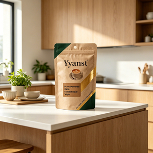 Poudre de café énergétique quotidienne à base de plantes 200g (10x20g Sachets) Boisson instantanée à énergie naturelle - Product Image 2