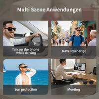 Zhiyi, nuevo producto, gafas de sol inteligentes AI Translate, gafas de sol inalámbricas BT, gafas de sol inteligentes para exteriores, llamadas manos libres, música, gafas inteligentes AI