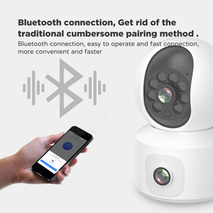 VENTA CALIENTE <span class=keywords><strong>5G</strong></span> Vigilancia de seguridad inteligente para el hogar CCTV Detección de movimiento Dos ojos <span class=keywords><strong>Mini</strong></span> <span class=keywords><strong>Wifi</strong></span> <span class=keywords><strong>1080P</strong></span> Cámara IP inalámbrica - Product Image 6