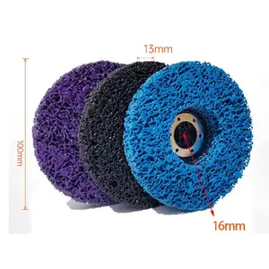 Bandes abrasives de couleur violette, noire et bleue, pour peindre et éliminer la rouille, outils plusieurs tailles