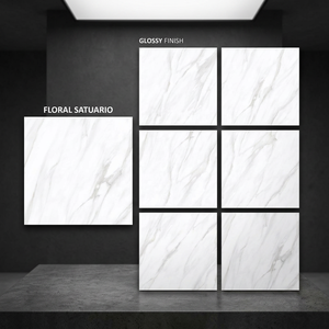 Azulejos de porcelana pulida Luna Beige Ivory 800x800mm GVT PGVT 80x80cm para piso, para el mercado de importación de Guyana - Product Image 6