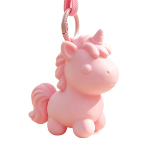 Pink <b>Unicorn</b> Keychain Plush Toy For Girls Age 8 To 13 Years 0 To 10 Cm Plastic Pendant <b>Backpack</b> Charm - Product Image 2