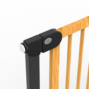 Barrière de sécurité rétractable en bois pour bébé, OEM - Product Image 3