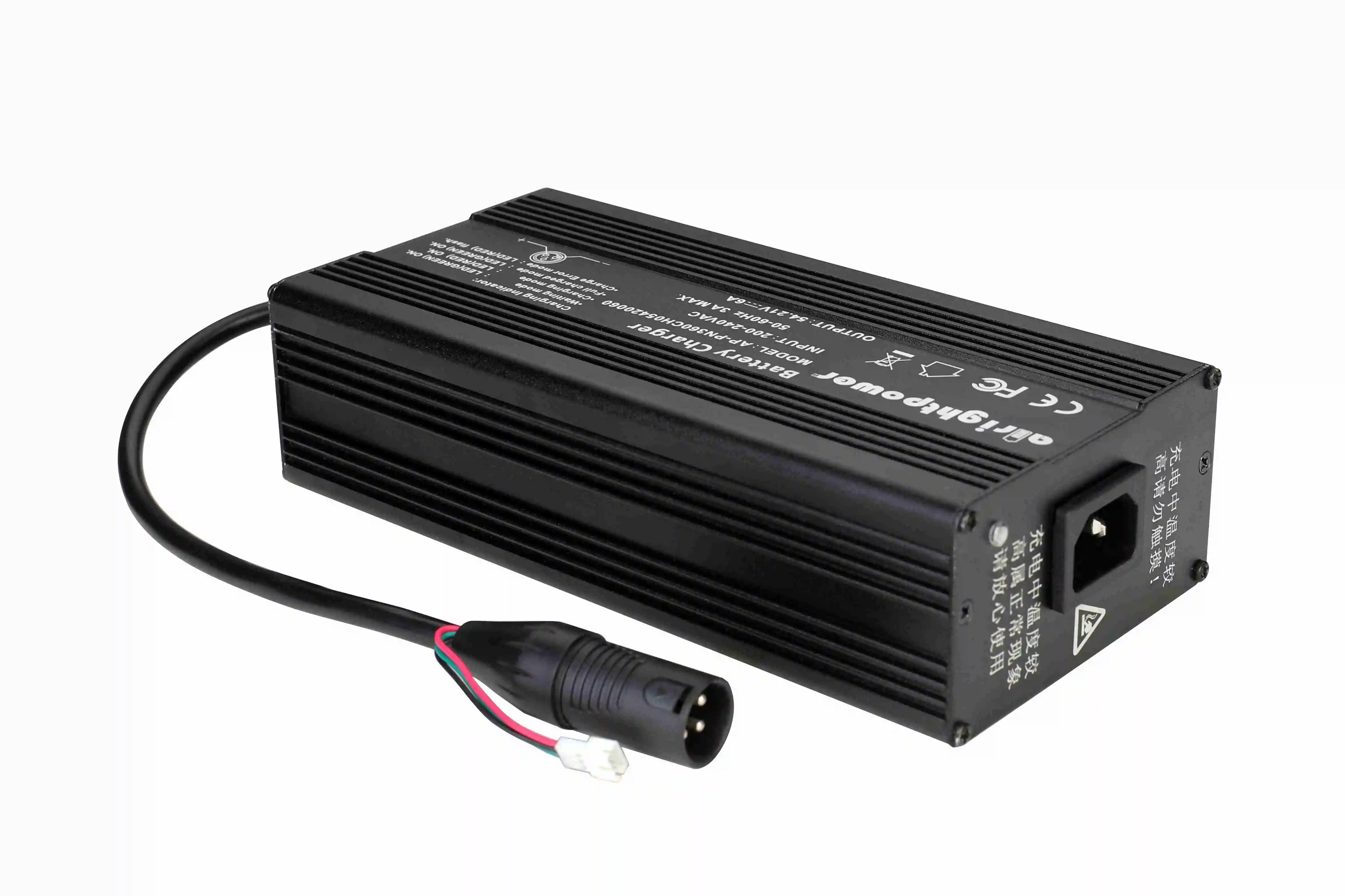 Chargeur de batterie Li-ion de bonne qualité, 54.6V, 5a, 6a, pour véhicules électriques, chargeur de batterie au lithium très intelligent pour chargeur 48V