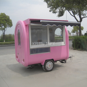 Carrito Congelador Móvil para Venta de Café y Helados para Bodas, Kiosco de 2 Ruedas, Remolque de Comida para Calle, Carro de Hot Dogs - Product Image 2