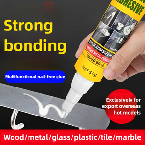 Adhérence super forte Mini 50g de <span class=keywords><strong>colle</strong></span> adhésive étanche à la moisissure sans clou en silicone pour la construction et le crochet en pâte - Product Image 4