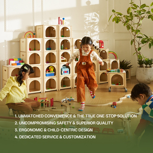 Ensemble table et chaises Hikeylove en bois écologique moderne pour école <span class=keywords><strong>maternelle</strong></span>, salle de classe, jardin d'enfants, salon - Product Image 2