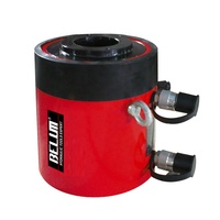 Vente directe usine BMDH-1003 Cylindre hydraulique à double effet à piston creux 95 tonnes, course 76 mm pour tensionnement et essais de charge