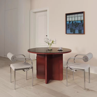 Chaise de salle à manger en acier inoxydable, chaise de café simple en acier, chaise inclinable de loisirs, chaise d'étude, chaise de salon