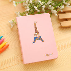 CAHIER PERSONNALISÉ 2026 A5 <span class=keywords><strong>Paris</strong></span> Tower à couverture rigide rose jaune CAHIER pour ÉTUDIANTS - Product Image 5