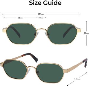 Fashion Designer Metal <b>Sunglasses</b> High Quality <b>Small</b> Metal Oval <b>Frames</b> <b>Sunglasses</b> Retro Style UV400 - Product Image 3