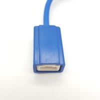 Ampoule H1 en céramique haute température D1S pour phare et antibrouillard, halogène, HID, LED, 12V, avec faisceau de câblage et adaptateur pour rénovation/amélioration