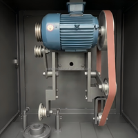 Machine à polir automatique 380V 5.5kW 2-en-1 (grossier et fin) pour ustensiles de cuisson en fonte, capacité 40-60 (pièces/heure)